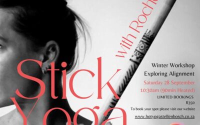 28 Sept, 10:30am – Stick Yoga Workshop