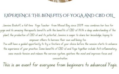 7 Feb, 16:30 – CBD Oil & Yoga