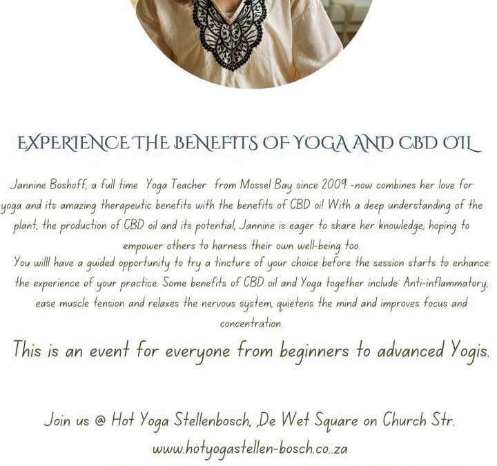 7 Feb, 16:30 – CBD Oil & Yoga