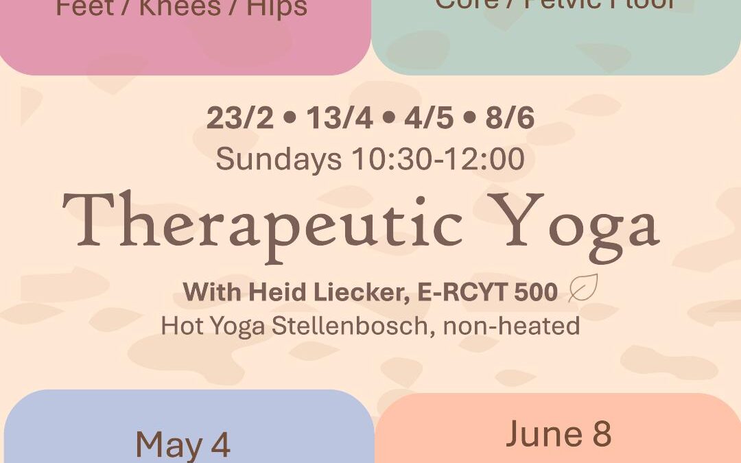 Therapeutic Yoga – 4 workshops